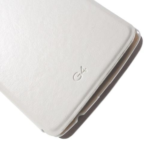 Чехол книжка флип для LG G4 белый