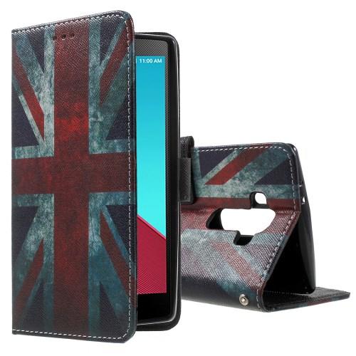 Чехол книжка для LG G4 British flag