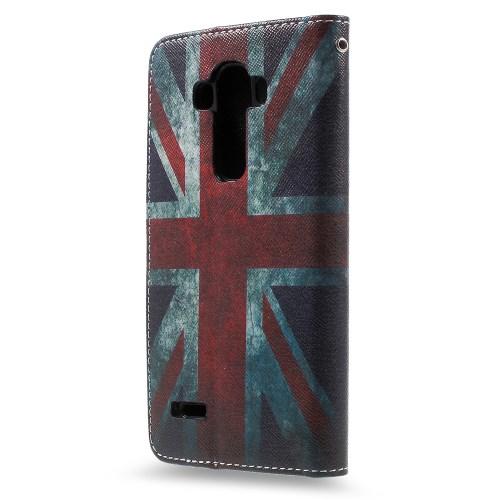 Чехол книжка для LG G4 British flag