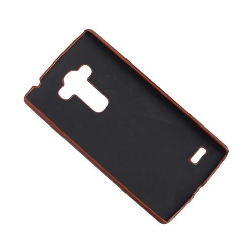 Кейс с подставкой из экокожи для LG G4s коричневый