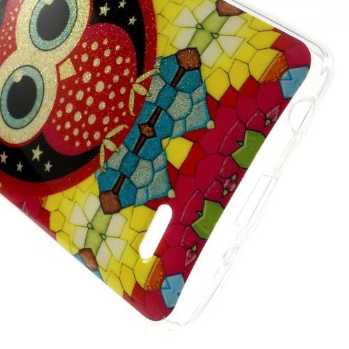 Силиконовый чехол для LG G3 s с орнаментом Colorful Owl