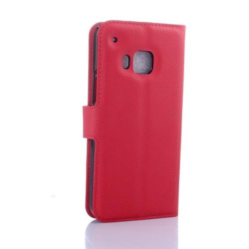 Чехол книжка для HTC One M9 красный