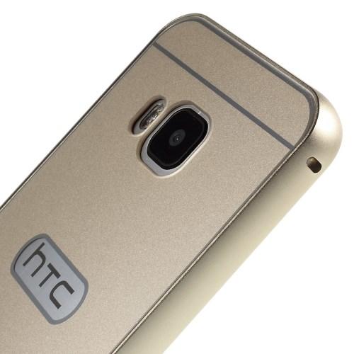 Металлический чехол для HTC One M9 золотой