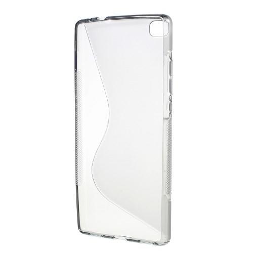 Силиконовый чехол для Huawei P8 серый