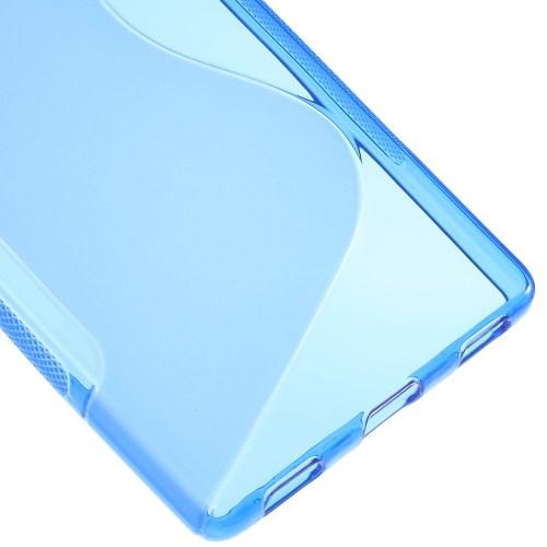 Силиконовый чехол для Huawei P8 синий