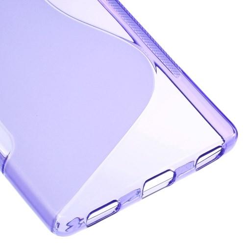Силиконовый чехол для Huawei P8 фиолетовый