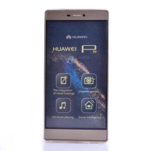 Ультра-тонкий силиконовый чехол для Huawei P8 lite с орнаментом Перья