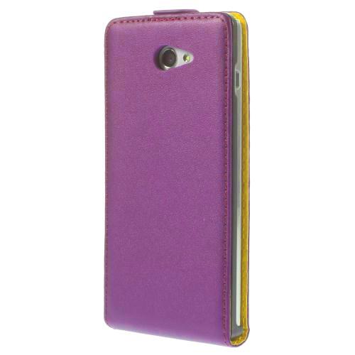 Чехол для Sony Xperia M2 фиолетовый Down Flip