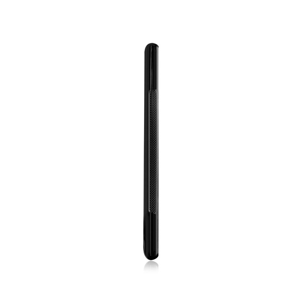Силиконовый чехол для LG G4 черный S-образный
