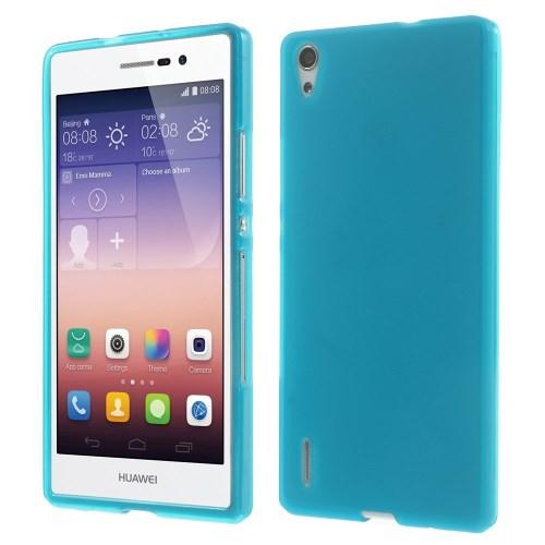 Силиконовый чехол для Huawei Ascend P7 голубой