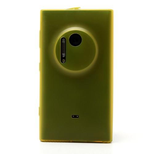 Силиконовый чехол для Nokia Lumia 1020 желтый