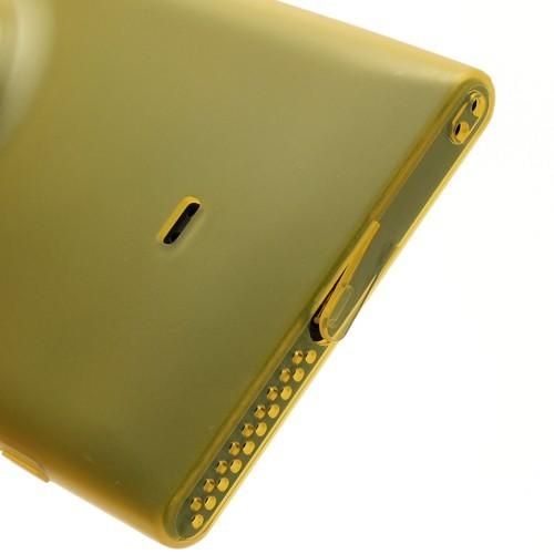 Силиконовый чехол для Nokia Lumia 1020 желтый