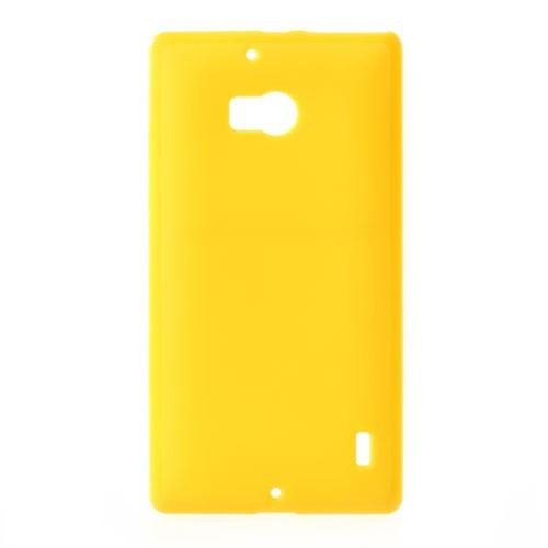 Силиконовый чехол для Nokia Lumia 930 желтый