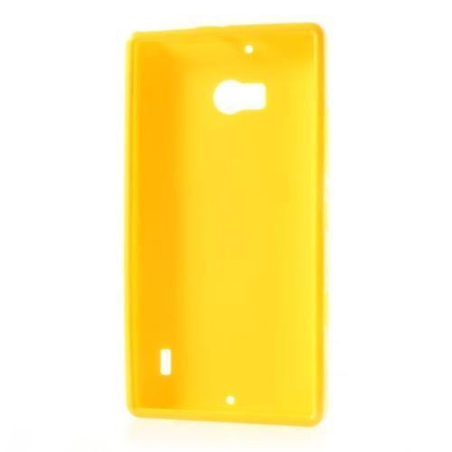Силиконовый чехол для Nokia Lumia 930 желтый