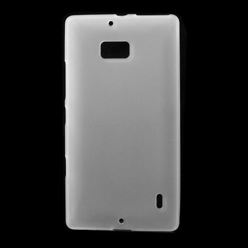Силиконовый чехол для Nokia Lumia 930 белый прозрачный