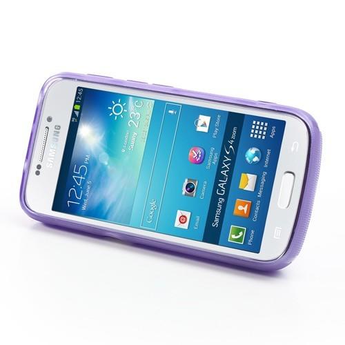 Силиконовый чехол для Samsung Galaxy S4 Zoom фиолетовый