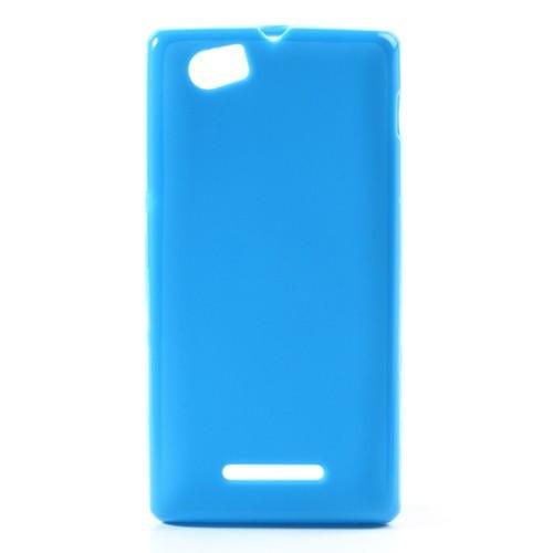 Силиконовый чехол для Sony Xperia M голубой