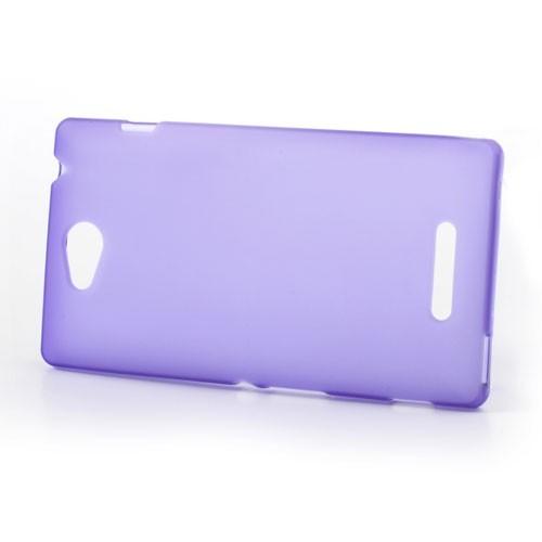Силиконовый чехол для Sony Xperia C фиолетовый