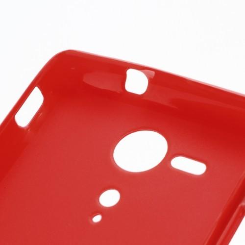 Силиконовый чехол для Sony Xperia SP красный матовый