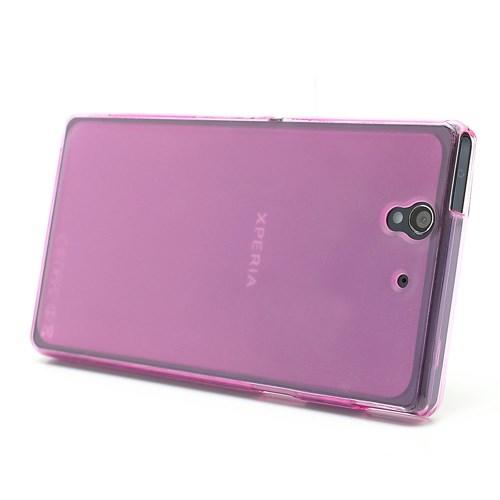 Силиконовый чехол для Sony Xperia Z розовый