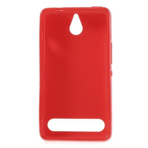 Силиконовый чехол для Sony Xperia E1 и Sony Xperia E1 dual красный