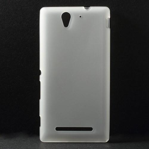 Силиконовый чехол для Sony Xperia C3 белый
