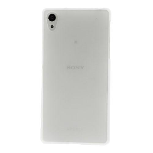 Силиконовый чехол для Sony Xperia Z2 белый прозрачный