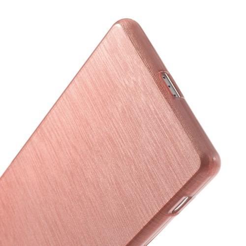 Силиконовый чехол для Sony Xperia Z2 розовый Shine