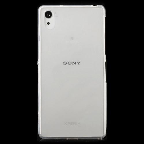 Ультратонкий силиконовый чехол для Sony Xperia Z2 белый
