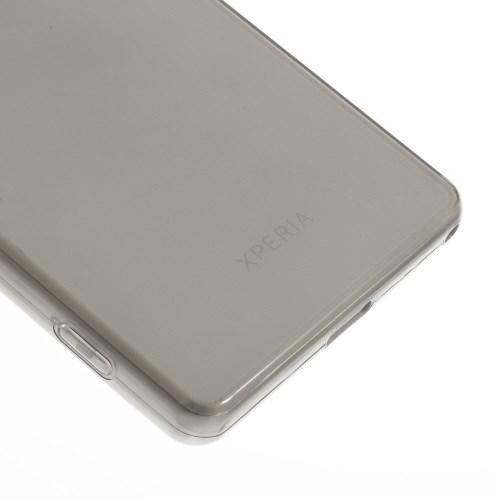 Ультратонкий силиконовый чехол для Sony Xperia Z2 серый
