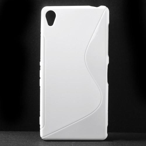 Силиконовый чехол для Sony Xperia Z3 / Z3 Dual белый S-shape