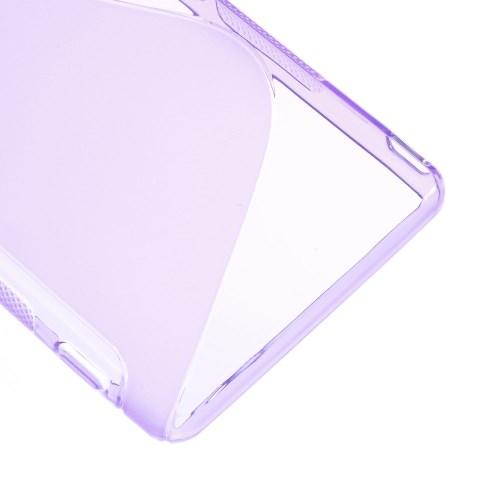 Силиконовый чехол для Sony Xperia Z3 / Z3 Dual фиолетовый S-Shape