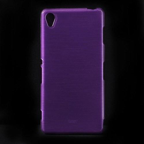 Силиконовый чехол для Sony Xperia Z3 фиолетовый Shine