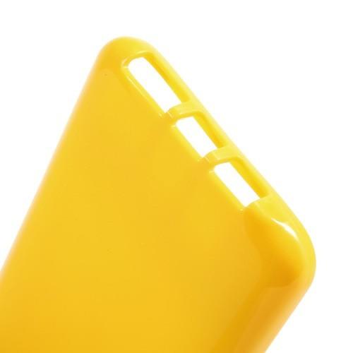 Силиконовый чехол для LG G2 желтый