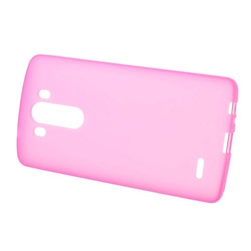 Силиконовый чехол для LG G3 розовый