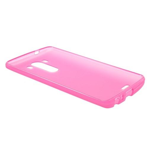 Силиконовый чехол для LG G3 розовый