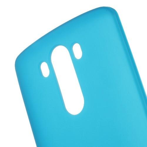 Силиконовый чехол для LG G3 голубой