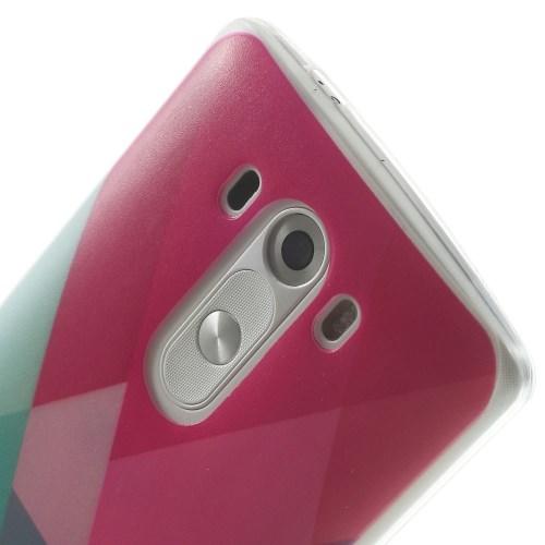 Силиконовый чехол для LG G3 Colorful Blocks