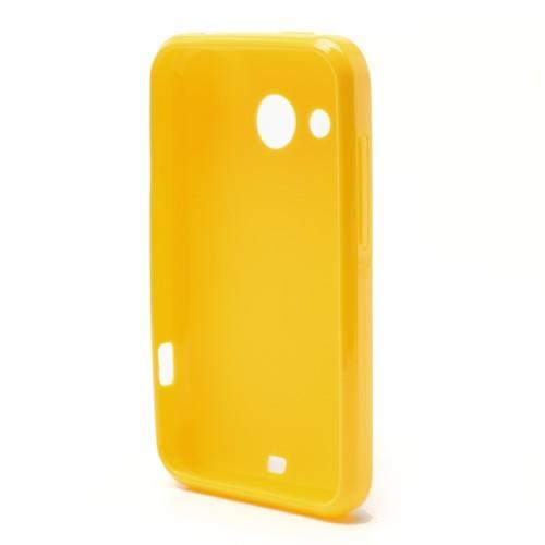 Силиконовый чехол для HTC Desire 200 желтый