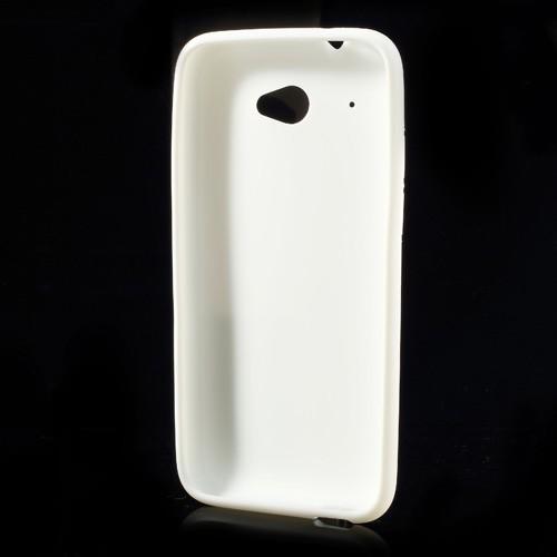 Силиконовый чехол для HTC Desire 601 белый матовый
