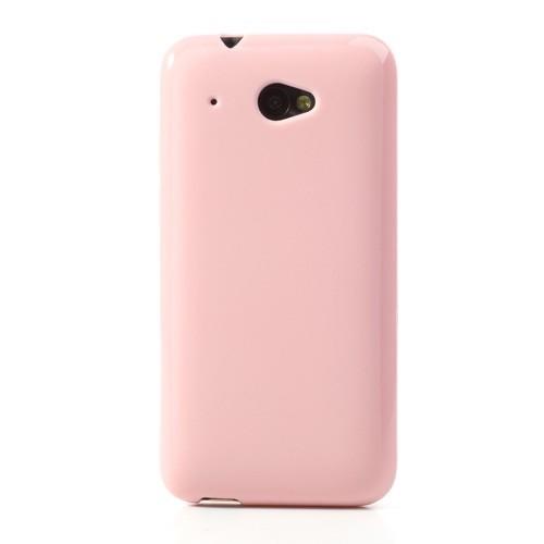 Силиконовый чехол для HTC Desire 601 розовый