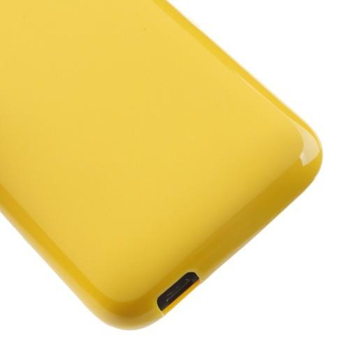Силиконовый чехол для HTC Desire 601 желтый