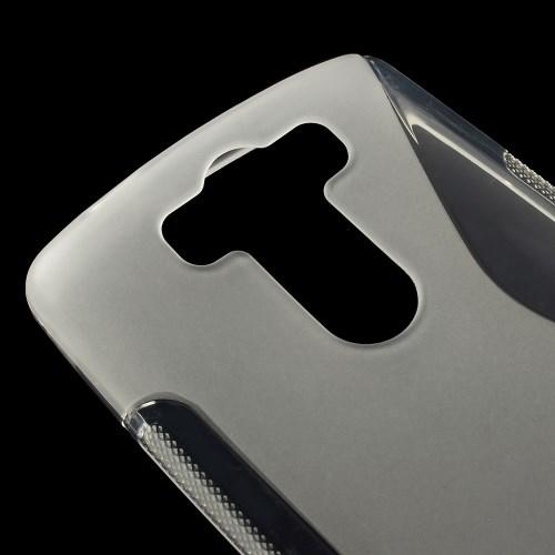 Силиконовый чехол для LG G3 s прозрачный S-Shape