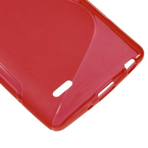 Силиконовый чехол для LG G3 s красный S-Shape