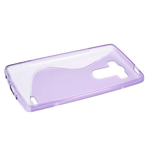 Силиконовый чехол для LG G3 s фиолетовый S-Shape