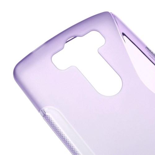Силиконовый чехол для LG G3 s фиолетовый S-Shape