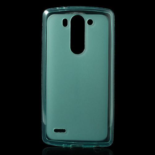 Силиконовый чехол для LG G3 s голубой