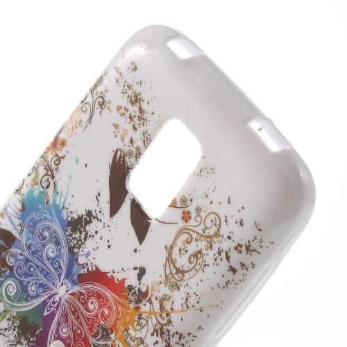 Силиконовый чехол для Samsung Galaxy S5 mini Colorful Butterflies