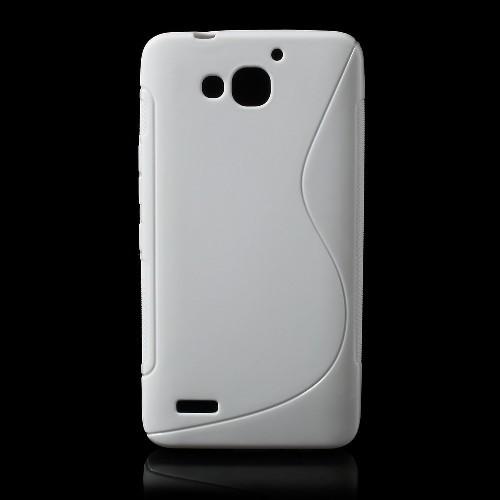 Силиконовый чехол для Huawei Honor 3X белый
