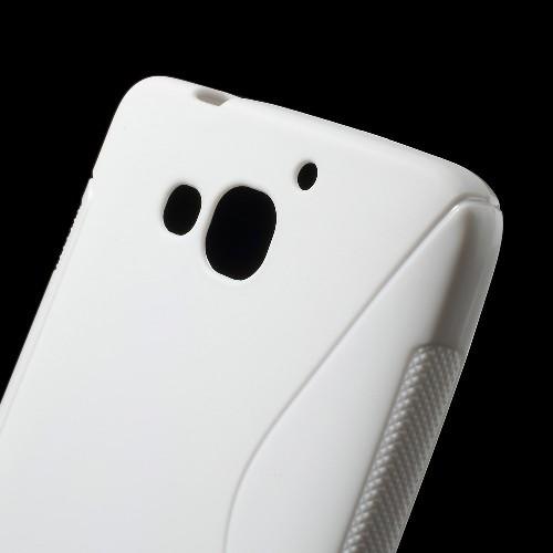 Силиконовый чехол для Huawei Honor 3X белый